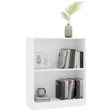 Bookshelf White 60x24x76 cm - Stylish & Functional Storage