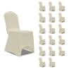 Chair Cover Stretch Cream - 18 Pcs for Elegant Events