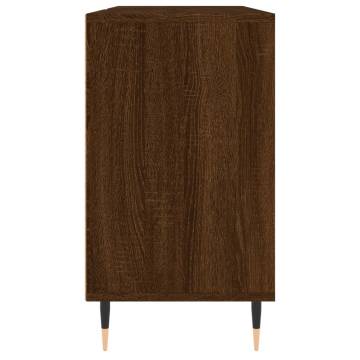 Brown Oak Bathroom Cabinet 80x33x60 cm - Stylish & Durable