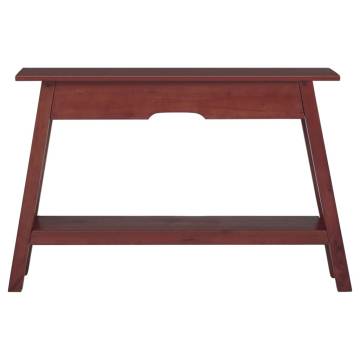 Console Table Brown 110x30x75 cm - Solid Mahogany Wood | HipoMarket