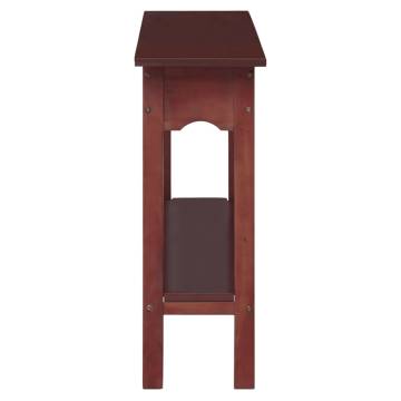 Console Table Brown 110x30x75 cm - Solid Mahogany Wood | HipoMarket