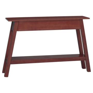 Console Table Brown 110x30x75 cm - Solid Mahogany Wood | HipoMarket