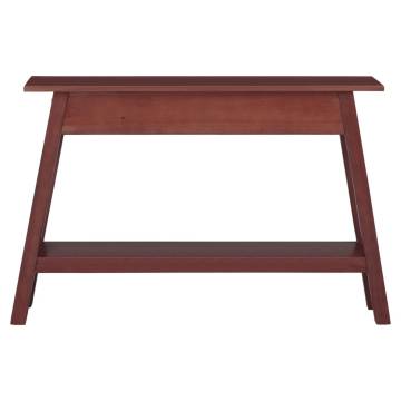 Console Table Brown 110x30x75 cm - Solid Mahogany Wood | HipoMarket