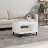 Coffee Table White 60x50x40 cm Engineered Wood Colour white Quantity in Package 1 