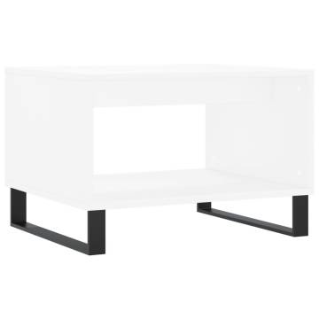 Elegant White Coffee Table - 60x50x40 cm | Hipomarket UK