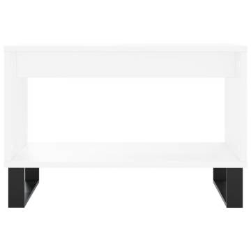 Elegant White Coffee Table - 60x50x40 cm | Hipomarket UK