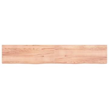 Light Brown Solid Oak Table Top - 220x40 cm | Hipo Market