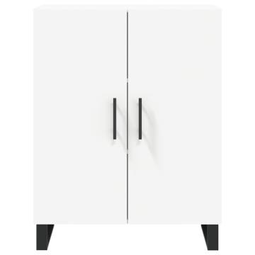 Stylish Highboard White - Engineered Wood, Ample Storage Space