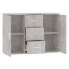 Concrete Grey Sideboard - Stylish Storage Solution | HiPoMarket