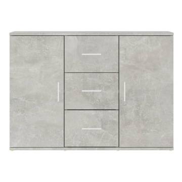 Concrete Grey Sideboard - Stylish Storage Solution | HiPoMarket