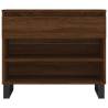 Elegant Brown Oak Shoe Cabinet - 70x36x60 cm | HipoMarket