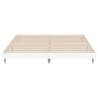 Bed Frame White 120x200 cm - Quality Engineered Wood