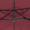 Double-Head Parasol Bordeaux Red - 316x240 cm | Hipo Market