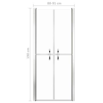 Shower Door Clear ESG 91x190 cm - Elegant & Functional