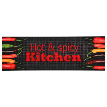 Kitchen Floor Mat Washable Hot&Spicy 45x150 cm - Hipo Market