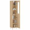 Stylish Highboard Sonoma Oak - 34.5x34x180 cm | HipoMarket