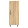 Stylish Highboard Sonoma Oak - 34.5x34x180 cm | HipoMarket