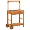 Garden Kitchen Trolley - Solid Acacia Wood | Hipomarket UK