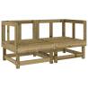 Garden Corner Sofas - 2 pcs Impregnated Wood Pine | HipoMarket