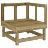 Garden Corner Sofas - 2 pcs Impregnated Wood Pine | HipoMarket