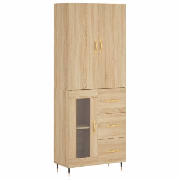 Highboard Sonoma Oak - Stylish Storage Solution | HipoMarket