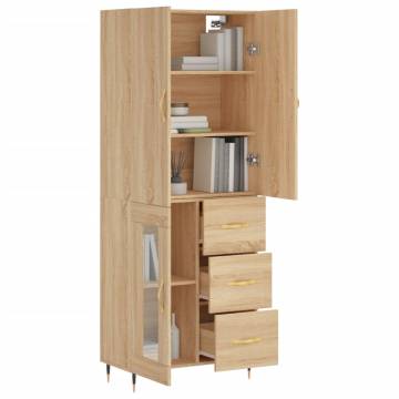 Highboard Sonoma Oak - Stylish Storage Solution | HipoMarket