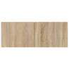 4 Piece TV Cabinet Set - Sonoma Oak Engineered Wood | HiPO Market