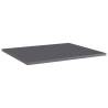 High Gloss Grey Bookshelf Boards - 8 pcs | HipoMarket