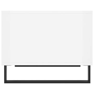 High Gloss White Coffee Table - Stylish & Durable Design