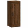 Stylish Highboard Brown Oak - 34.5x34x180 cm | Hipo Market