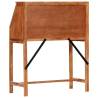 Vintage Solid Acacia Wood Writing Desk - 90x40x107cm