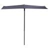 Madison Balcony Parasol Sun Wave 270x150 cm Sapphire Blue Colour blue 