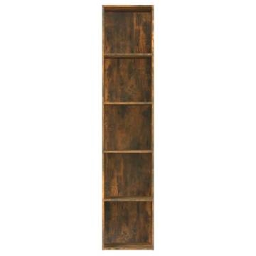 Book Cabinet Smoked Oak 40x30x189 cm - Stylish Storage Solution