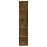 Book Cabinet Smoked Oak 40x30x189 cm - Stylish Storage Solution