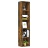 Book Cabinet Smoked Oak 40x30x189 cm - Stylish Storage Solution