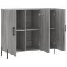 Sideboard Grey Sonoma - Modern Engineered Wood Storage Solution