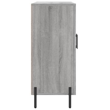 Sideboard Grey Sonoma - Modern Engineered Wood Storage Solution