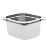 Gastronorm Containers 2 pcs GN 1/2 150 mm Stainless Steel Size 325 x 265 x 150 mm 