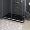 Rectangular ABS Shower Base Tray Black 70x120 cm Colour black Size 70 x 120 cm 