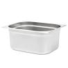 Gastronorm Containers 2 pcs GN 1/2 - Stainless Steel (150 mm)