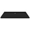 Rectangular ABS Shower Base Tray Black 70x120 cm | HipoMarket