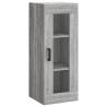 Stylish Highboard Grey Sonoma - 34.5x34x180 cm | Hipo Market