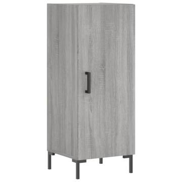 Stylish Highboard Grey Sonoma - 34.5x34x180 cm | Hipo Market