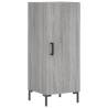 Stylish Highboard Grey Sonoma - 34.5x34x180 cm | Hipo Market