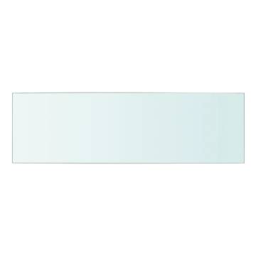 Clear Glass Shelves 50x15 cm (2 pcs) - Durable & Modern Display