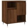 Elegant 3-Piece Brown Oak Sideboard Set | Hipomarket UK