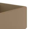 Luxury Matt Cream Square Basin 41x41 cm | Hipomarket