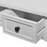 Stylish White Dressing Console Table with 3 Drawers