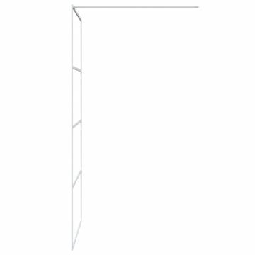 Walk-in Shower Wall 100x195 cm - Clear ESG Glass | HipoMarket