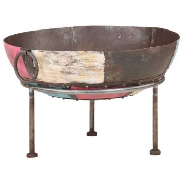 Colourful Rustic Fire Pit Ø 60 cm - Enhance Your Outdoor Space